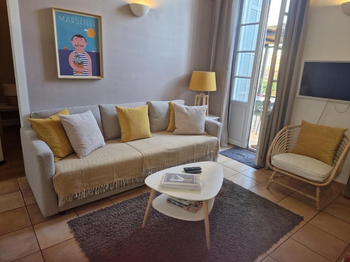 Superbe 2 Pieces Avec Grande Terrasse, Classe *** Marseille Exteriör bild